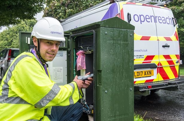 Openreach broadband rollout Burnham-On-Sea Highbridge