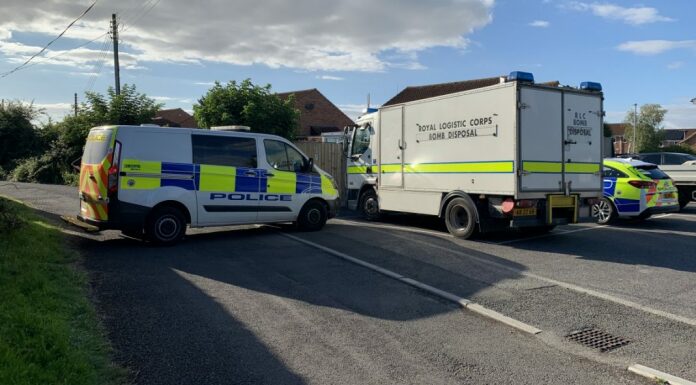 West Huntspill explosive incident