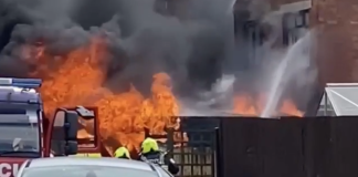Burnham-On-Sea fire