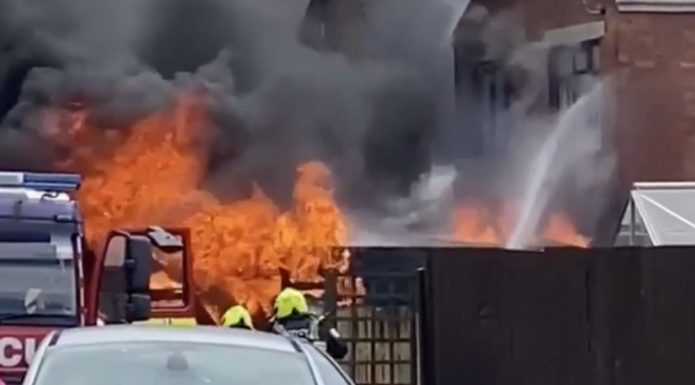 Burnham-On-Sea fire