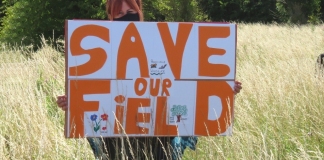 Dozens of residents protest against plans to sell Highbridge field