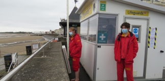 Burnham-On-Sea RNLI lifeguards