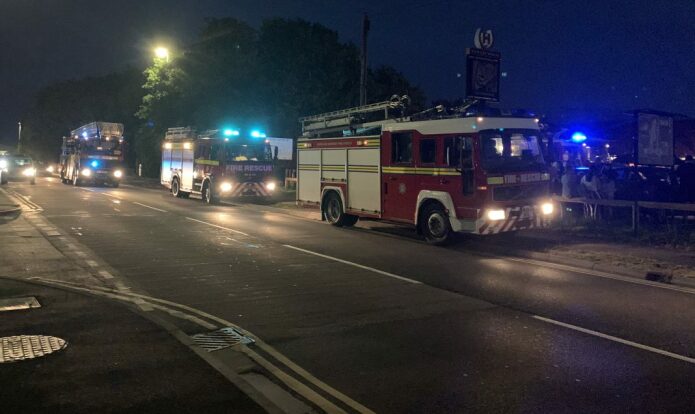 Burnham-On-Sea Rosewood Pub fire