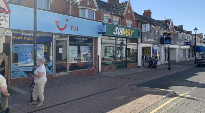 Burnham-On-Sea's TUI travel agent