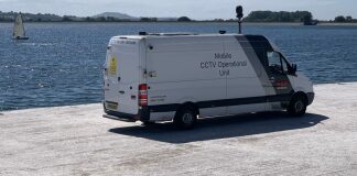 Cheddar Reservoir CCTV security van