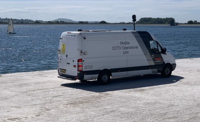 Cheddar Reservoir CCTV security van