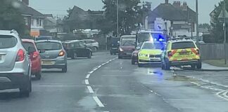 Collision in Burnham-On-Sea's Love Lane