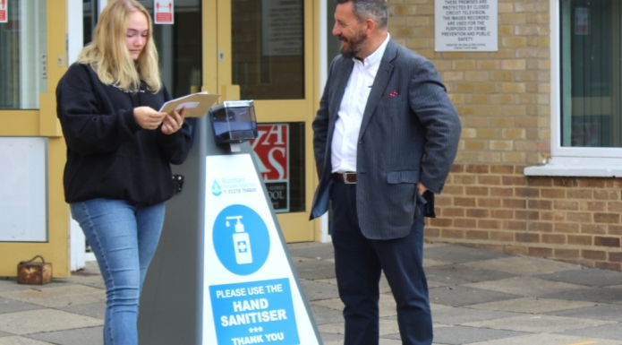 King Alfred School A-Level exam results day