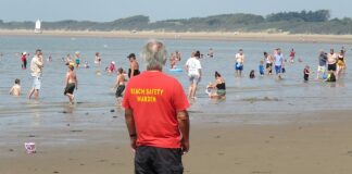 Sedgemoor beach warden in Burnham-On-Sea