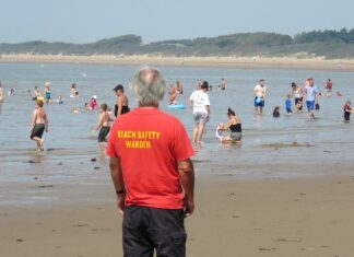 Sedgemoor beach warden in Burnham-On-Sea