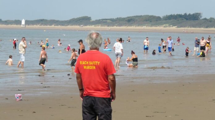 Sedgemoor beach warden in Burnham-On-Sea