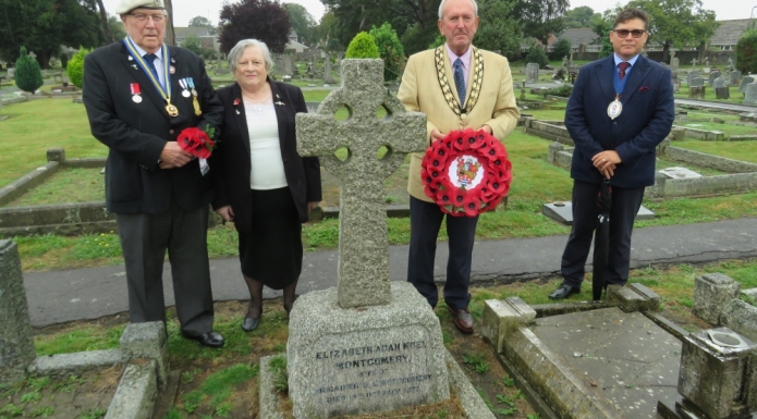 Burnham-On-Sea ceremony remembers Betty Montgomery, wife of WW2 hero Lord Montgomery
