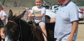 Brean beach donkey rides