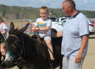 Brean beach donkey rides