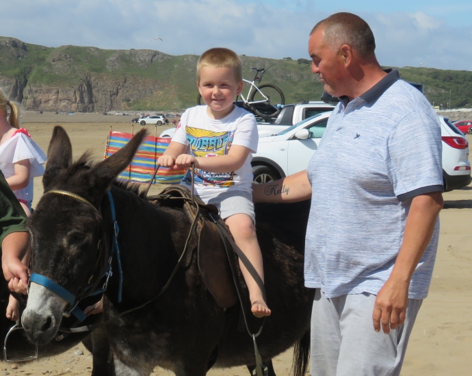 Brean beach donkey rides