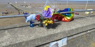Flowers laid on Burnham seafront eight years after Dylan Cecil tragedy