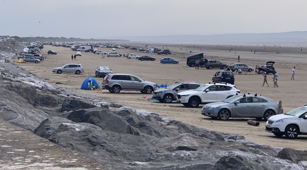 Brean beach parking 