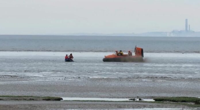 Kayakers rescued on Brean Beach