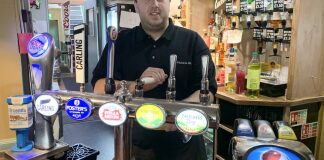 Ryan Andress, landlord at the Victoria Hotel in Burnham-On-Sea