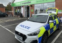 Attempted burglary at Co-Op in Berrow