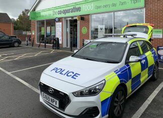 Attempted burglary at Co-Op in Berrow