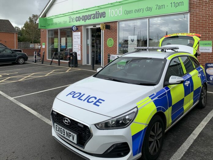 Attempted burglary at Co-Op in Berrow