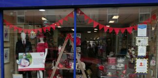 St Margaret’s Hospice Care shop in Burnham-On-Sea