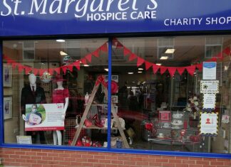 St Margaret’s Hospice Care shop in Burnham-On-Sea