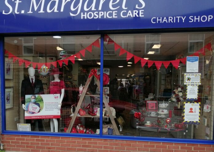 St Margaret’s Hospice Care shop in Burnham-On-Sea