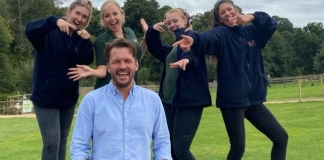 Berrow's Animal Farm Adventure Park team with the TV star