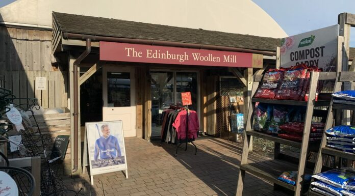 Edinburgh Woollen Mill store at Brent Knoll