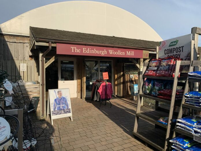 Edinburgh Woollen Mill store at Brent Knoll