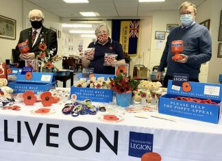 Burnham-On-Sea Poppy Appeal 2020 organisers