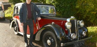 Bridgwater Classic and Vintage Club presents funds to Dorset and Somerset Air Ambulance