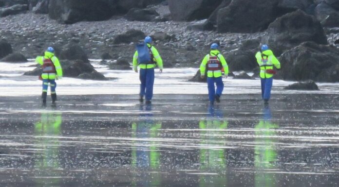 Burnham Coastguards in Brean search for ‘woman entering sea’