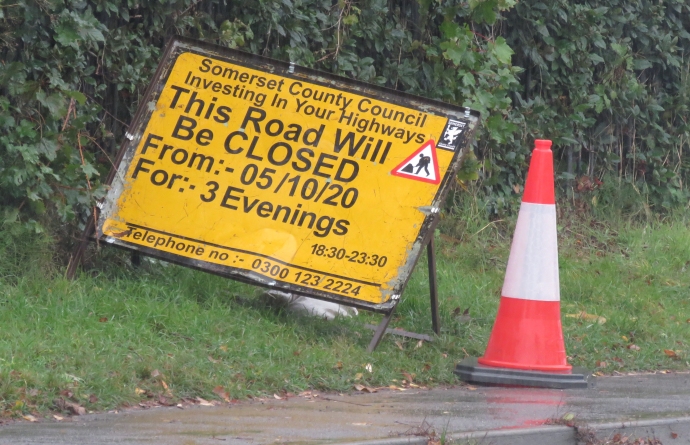 Burnham's Berrow Road roadworks