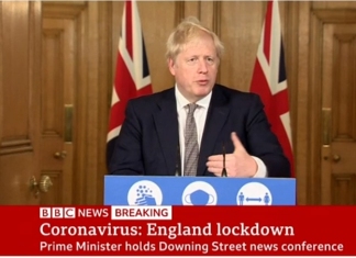 PM announces four-week England lockdown