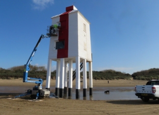 Burnham-On-Sea lighthouse painting