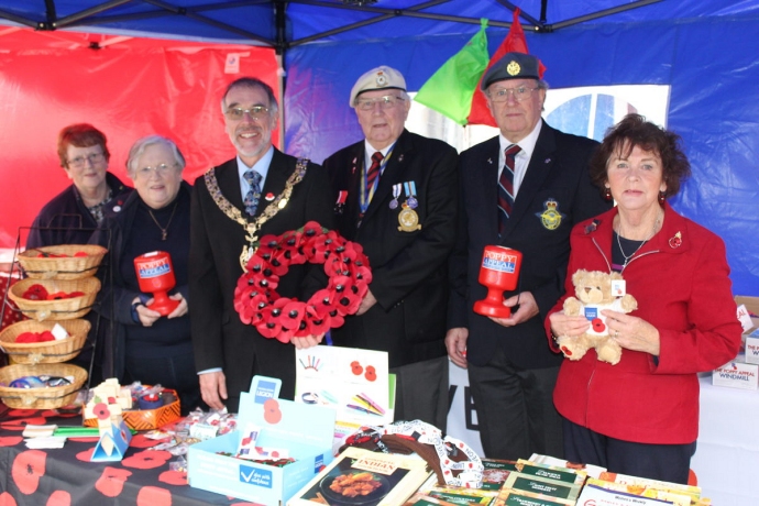 Poppy Appeal in Burnham-On-Sea