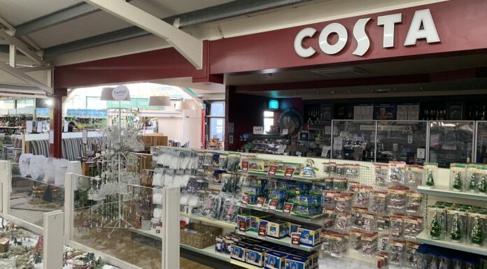 Costa Coffee at Brent Knoll Sanders Garden Centre