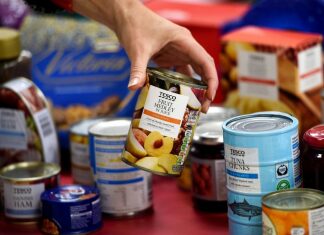 Burnham-On-Sea Tesco food bank collection