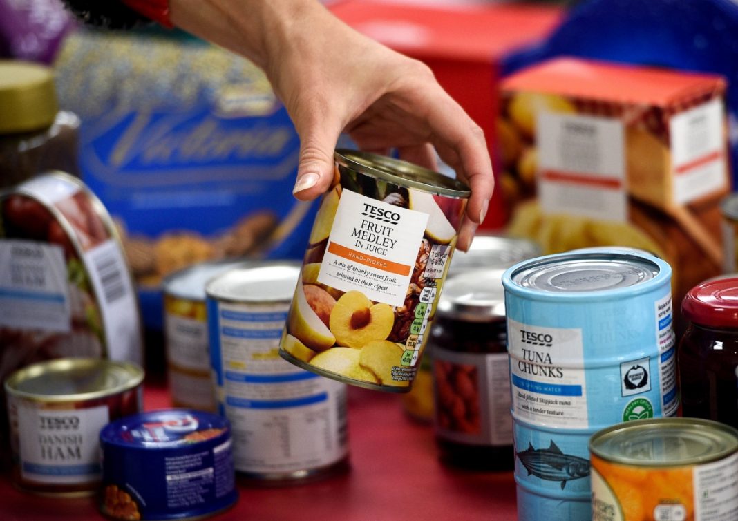 Burnham-On-Sea Tesco food bank collection