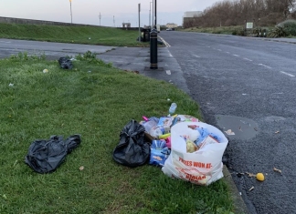 Clean-up starts as travellers leave