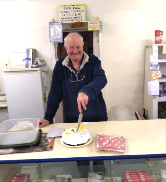 East Huntspill shopkeeper Keith Balch