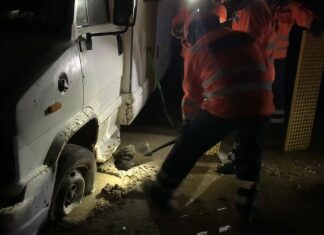 Campervan rescue Brean beach