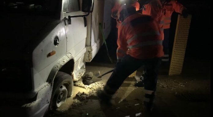 Campervan rescue Brean beach