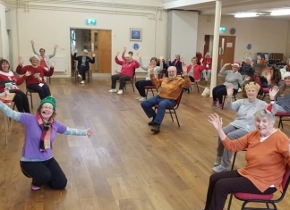 60s Exercise Class at Berrow Village Hall