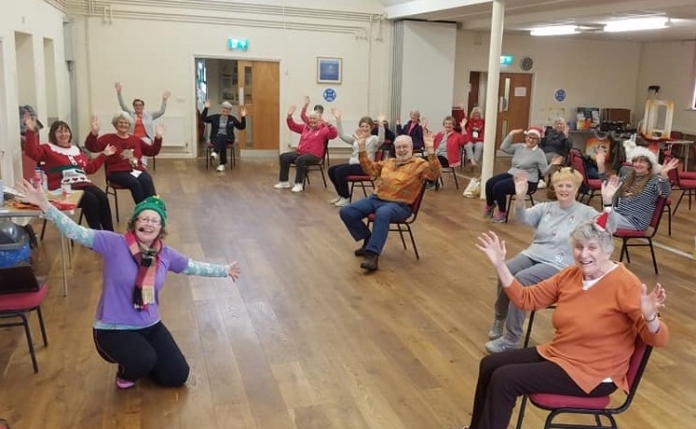 60s Exercise Class at Berrow Village Hall