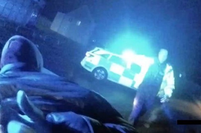 Police chase Burnham-On-Sea