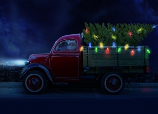 drive-in Christmas Carols service